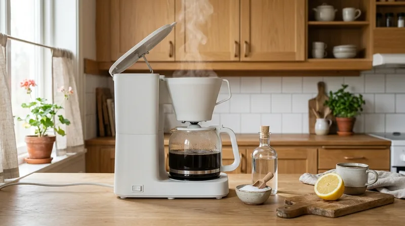 Kalka av kaffebryggare med enkla knep