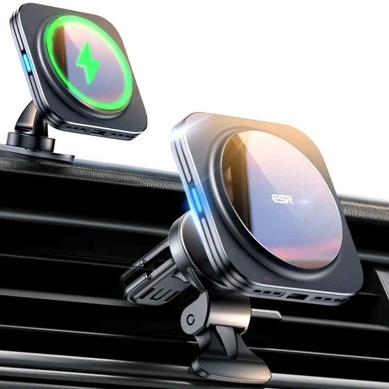 ESR HaloLock Qi2 Car Charger