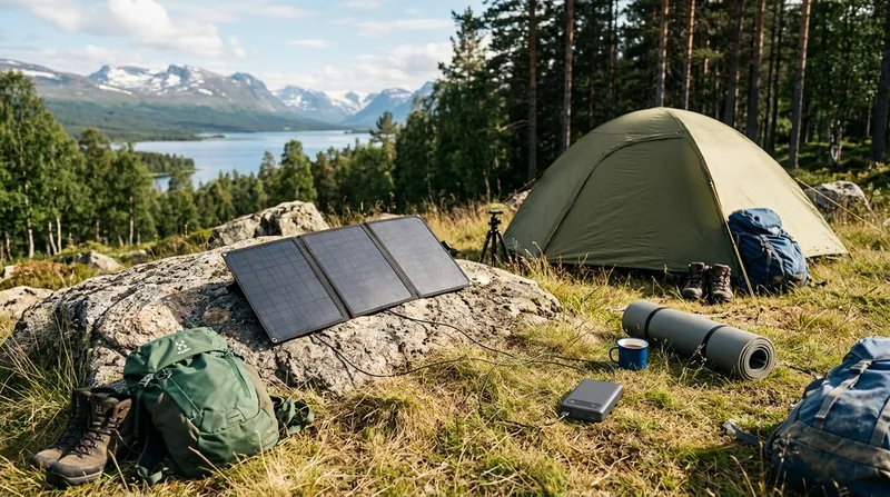 Bäst i test solcellsladdare 2026 (6 solpaneler för camping och vandring)