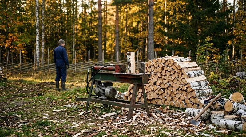 Bäst i test vedklyv 2026 - 5 maskiner som gör jobbet enkelt